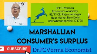 Marshallian Consumers Surplus [upl. by Odraboel678]