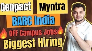 Genpact  Myntra  Western Hiring  OFF Campus Drive For 2024  2023 Batch Hiring  Fresher Jobs [upl. by Lanahtan]