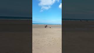 Perranporth Beach The other end of Perranporth beach Remember the beach is 3 miles long 🙏☀️🙏☀️🙏☀️ [upl. by Ahsienat]