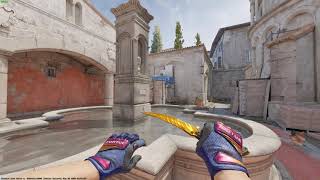 CS2 Flip knife tiger tooth Specialist gloves fade BS [upl. by Xuaeb289]