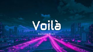 Barbara Pravi  Voilà ParolesLyrics [upl. by Amargo130]