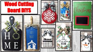 CUTTING BOARD DIYS for CHRISTMAS amp All Year  CHRISTMAS 2022  DOLLAR TREE DIY  Magnolia Design [upl. by Harland845]