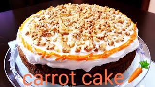 recette  carrot cake 🥕 aux épices glacage au fromage frais [upl. by Oys]