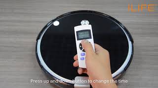 How to schedule  ILIFE A6 Robot Vacuum Cleaner [upl. by Bish]