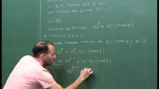 Aritmética  Aula 56  Outros problemas usando o Pequeno Teorema de Fermat [upl. by Mathe649]