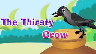 The Thirsty Crow  Popular Nursery Rhymes and stories for children  Kidda TV For Children [upl. by Arrais]