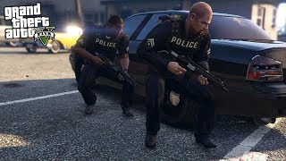 GTA 5 MODS LSPDFR 5  POLICE STREET TAKEOVER GTA 5 REAL LIFE PC MOD [upl. by Thielen]