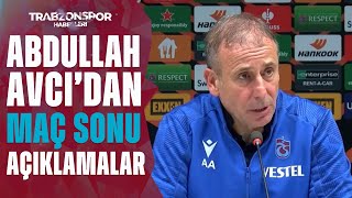 Abdullah Avcı quotTarihi Bir Galibiyetquot  Trabzonspor 4  0 Monaco Maç Sonu Basın Toplantısı [upl. by Gamal]