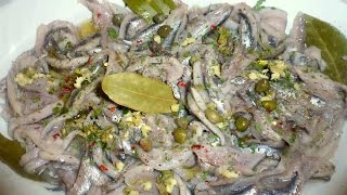 MARINATED ANCHOVIES  Healthy Proteic Recipe [upl. by Aihseuqram]