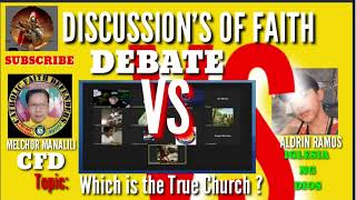 PART2 CROSS EXAMINATION  Melchor Manalili CFD VS Aldrine Ramos IND Topic True Church [upl. by Mareah876]