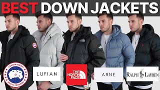 Which Brand Makes The BEST Down Jacket Canada Goose North Face Ralph Lauren amp More [upl. by Akihc]