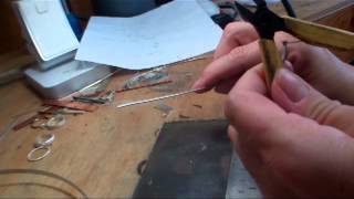 How to make Jewelry  Measuring and Cutting to make a Ring [upl. by Malachi]