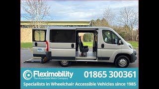 Peugeot Boxer Wheelchair Accessible Vehicle 7 seater WAV SF66HGG [upl. by Leslie]