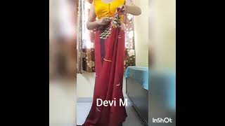 How to wear Assamese Mekhela Sador Asomiya Mekhela Sador jor kenekoi pindhe [upl. by Sarena]