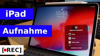 Bildschirmaufnahme IPad oder IPhone  Tutorial  iOS Recording [upl. by Ayat]