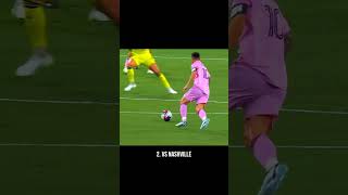 Lionel Messi  Top 5 Goals For Inter Miami messi intermiami lionelmessi [upl. by Helali133]