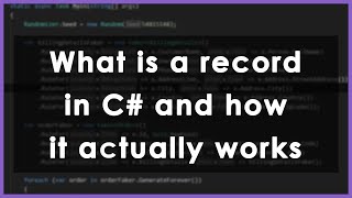 What are record types in C and how they ACTUALLY work [upl. by Wayne]