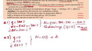 Termoquímicacuestión examen 2019 tema 2 [upl. by Enyt]