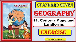 contour maps and landforms question answer Class 7th geography chapter 11 Maharashtra board [upl. by Naashom122]