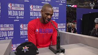 quotThe game has grown and I had to grow my game with itquot  Khris Middleton Press Conference  21520 [upl. by Gresham734]