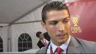 Ronaldo after winning the Champions League Finals 20072008 [upl. by Enyawed]