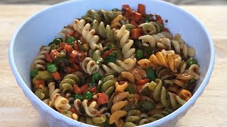 Tasty Vegetable PastaFusilli in a simple wayBest Tri color Fusilli Pasta [upl. by Milde]