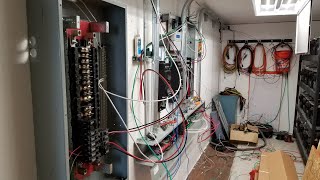 Off Grid Power Room Rebuild PT 2  Cutting Wireways [upl. by Botti]