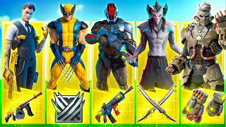 Evolution of All Bosses amp Mythic Weapons in Fortnite Chapter 2 Season 2  Chapter 5 Season 3 [upl. by Refannej]