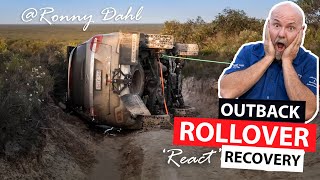 REACTS Ronny Dahls 4x4 Roll Over Recovery in Outback Australia [upl. by Takeo963]