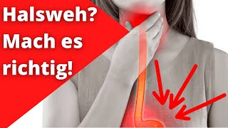 Was tun gegen starke HALSSCHMERZEN und Schluckbeschwerden 5 Tipps und HAUSMITTEL [upl. by Aivyls]