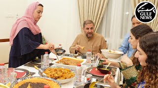 Ramadan 2023 Get a glimpse of traditional Saudi iftar with the Al Ani family in Dubai [upl. by Lemrahc]