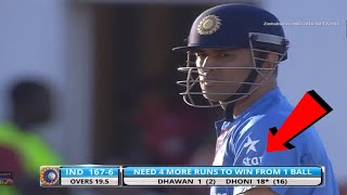 India vs Zimbabwe 3rd T20 2016 Highlights Ms Dhoni finish [upl. by Ynnam]