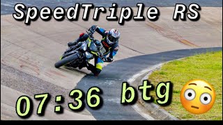 Nordschleife 736 BTG Fast Motorcycle lap Speed Triple RS [upl. by Aloek]