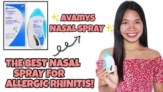 The Best Nasal Spray for Allergic Rhinitis  Gamot sa Allergic Rhinitis  Avamys Review [upl. by Del112]