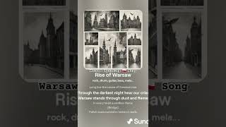 SONG about WARSAW Uprising Poland 🇵🇱 poland polska warsaw freedom liberty [upl. by Damien]