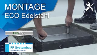 FF System ECO Edelstahl  Schachtabdeckung  Schachtdeckel  Montage FF Systembau [upl. by Ahsienal]