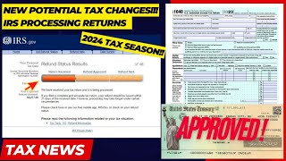 2024 IRS TAX REFUND UPDATE  IMPORTANT REFUND DELAYS Tax Processing Path Act ID Verification [upl. by Ejrog954]