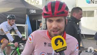 Joris Nieuwenhuis werd ziek tijdens WK veldrijden 2023 in Hoogerheide  WIELERFLITS [upl. by Averyl274]