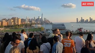 🔴 Nova York ao vivo Passeio pelas atrações com pôr do sol incrível [upl. by Trebbor]