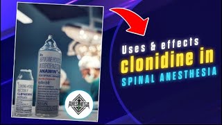 Spinal anaesthesia  with Clonidine [upl. by Nhor]