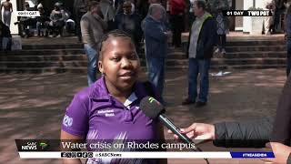 Rhodes University water crisis sees academic programme suspended [upl. by Aneekat]