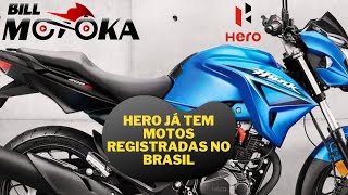 Veja quais motos da HERO já estão registradas no Brasil e uma é muito recente detalhes agora [upl. by Llerrat]