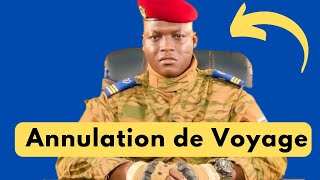 CAPITAINE IBRAHIM TRAORÉ ANNULE SON VOYAGE POUR LA CHINE À CAUSE DE L INSÉCURITÉ ibrahimtraoré [upl. by Southard]