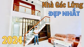 MẪU NHÀ GÁC LỬNG ĐẸP NHẤT 2024  Nhà Đẹp 2024  Nhà Gác Lửng 5 x 20 [upl. by Joscelin917]