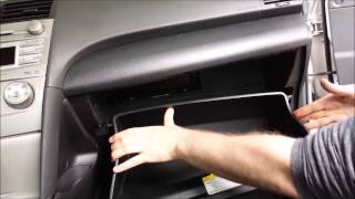 2011 Toyota Camry How to change or replace cabin air filter cleaner DIY Maintenance 2007  2011 [upl. by Lew]