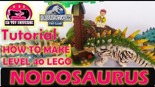 UNLOCK X3 NODOSAURUS MAX FULL LEVEL 40  JURASSIC WORLD THE GAME [upl. by Acir]