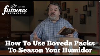 How to Use Boveda Packs to Season a Humidor – Boveda Humidor Starter Kit [upl. by Ailel]