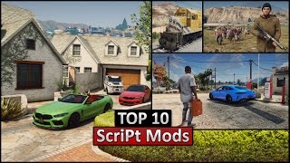 TOP 10 Most Popular Script MODS for GTA 5 2024  Best scripts mods GTA V [upl. by Pinebrook596]