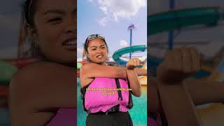 Summer Job Water Park Slide Attendant 🛝 Student Job Skit WaterPark StreetCents [upl. by Bourn]