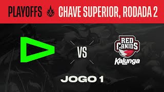 CBLOL 2024 1ª Etapa  Playoffs  LOUD x RED Kalunga Jogo 1 [upl. by Ellenid]